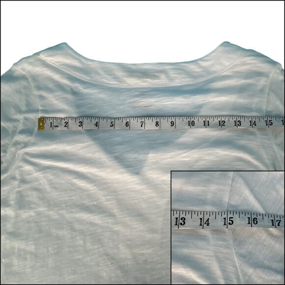 Avenue The New Zip 3/4 Sleeve Tunic Top Beach Cover Plus Size 18-20 White Cotton - Picture 10 of 13